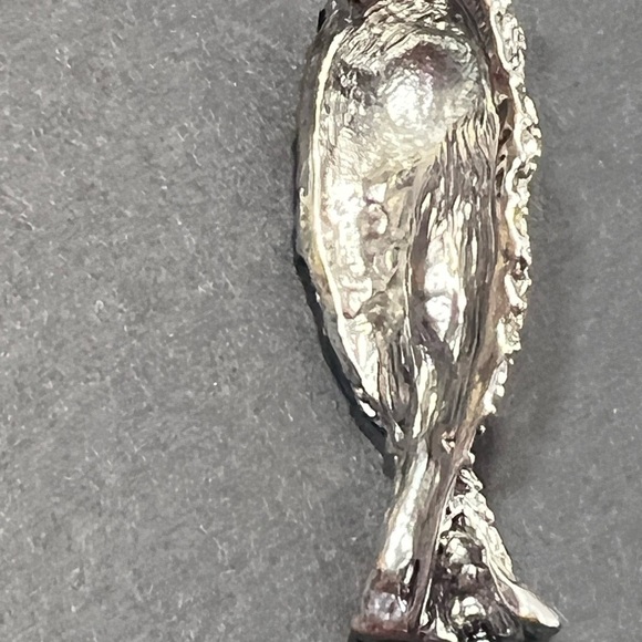 Beautiful Walking Tiger Vintage Necklace with Heavily Crusted Stones - Picture 3 of 7